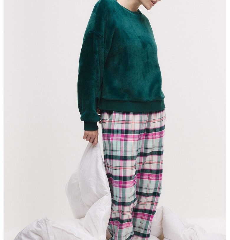 Поларена горна пижама Marks  Spencer