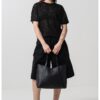 Полупрозрачна тениска с лого ARMANI EXCHANGE
