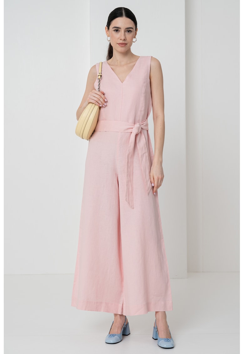 Прав ленен гащеризон с шпиц United Colors of Benetton