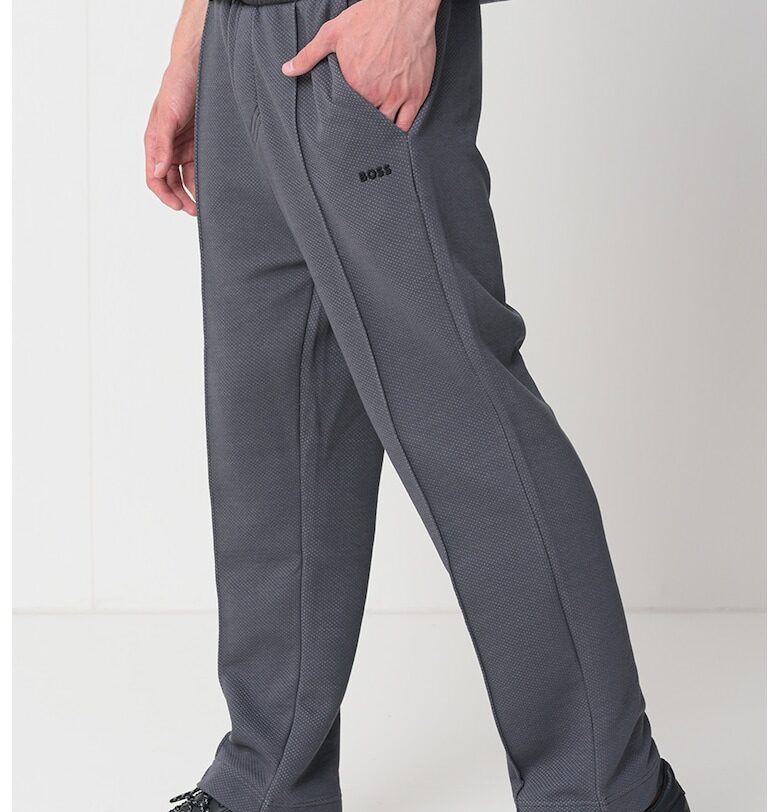 Прав спортен панталон с памук BOSS