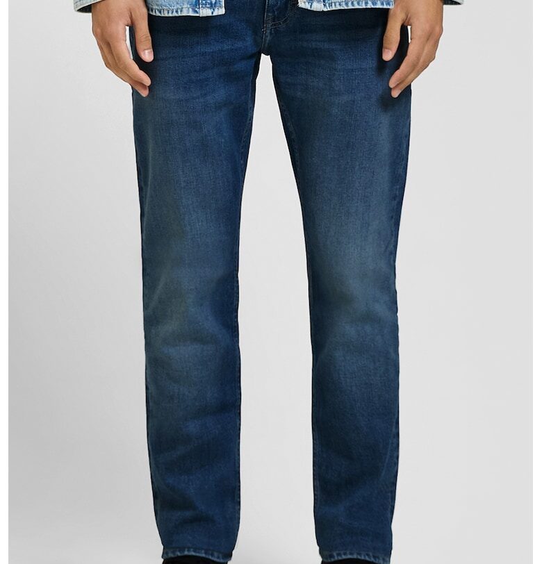 Прави дънки деграде QS