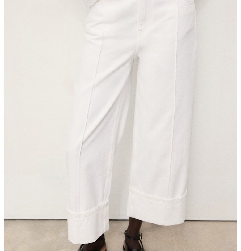 Прави дънки с висока талия Mango