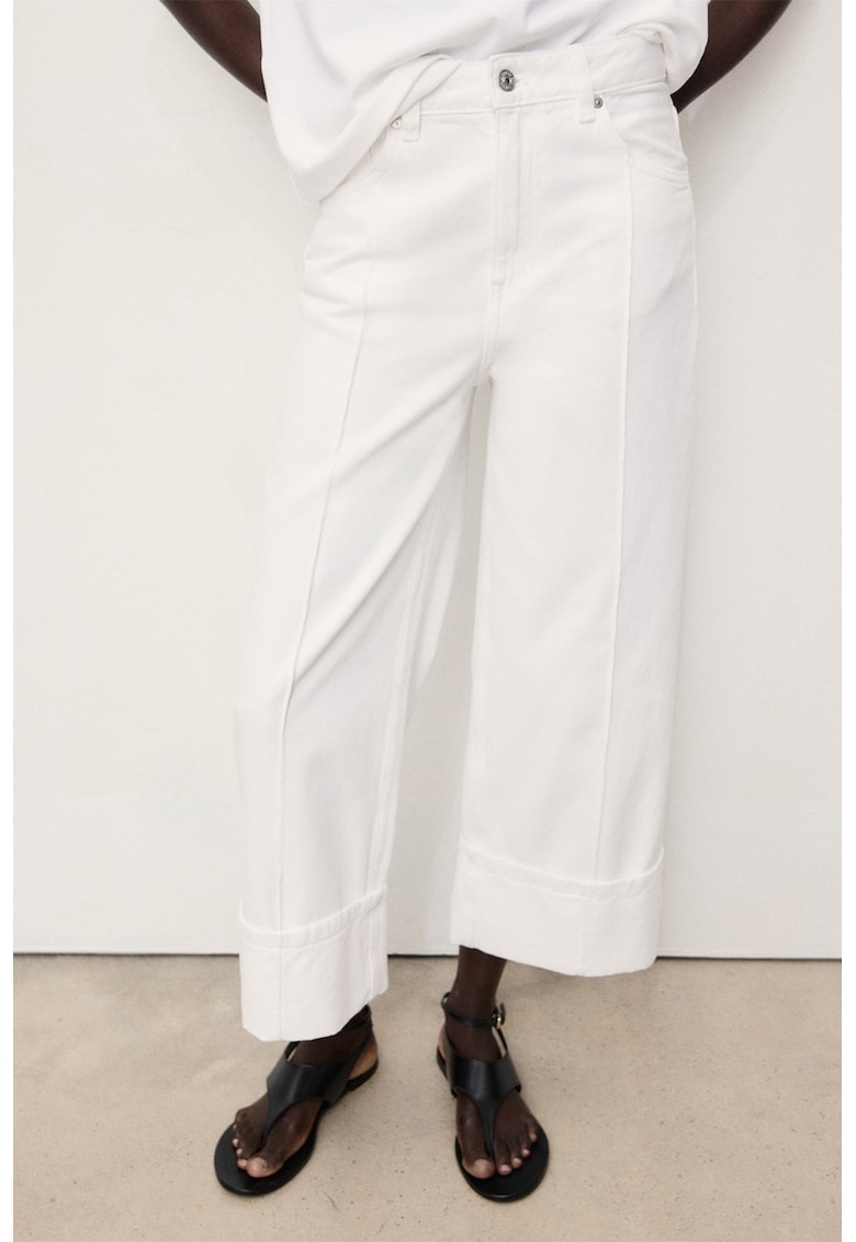 Прави дънки с висока талия Mango