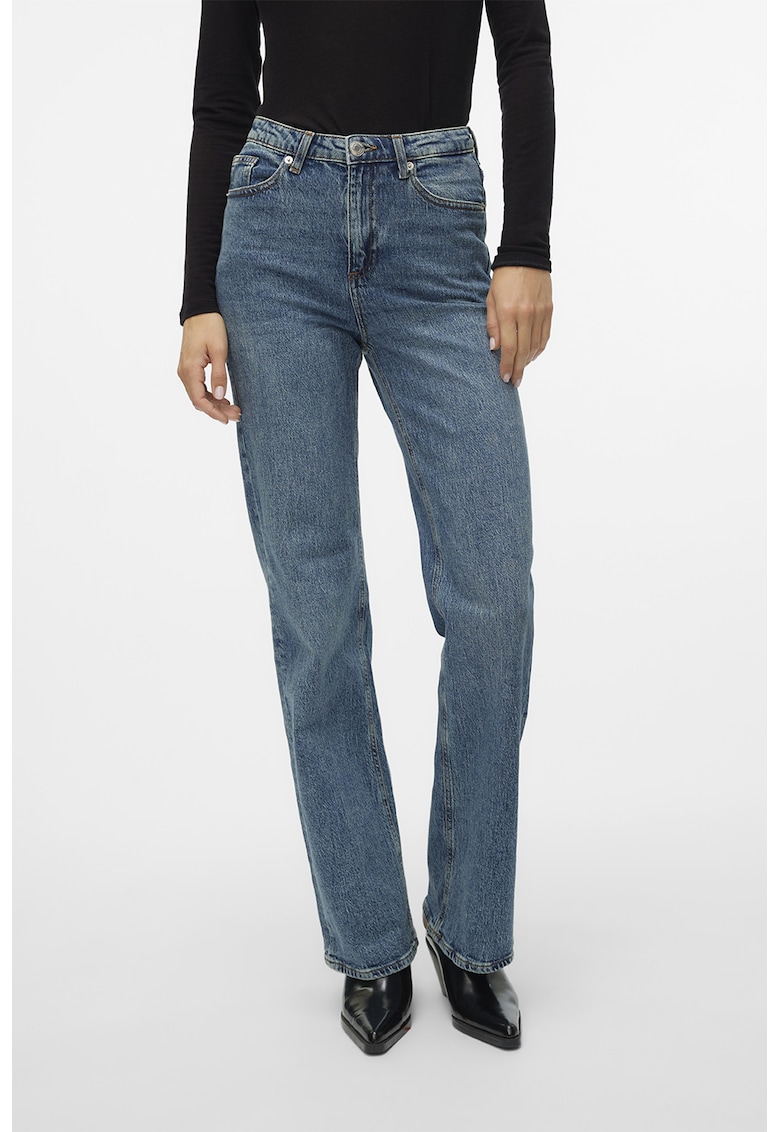 Прави дънки с висока талия Vero Moda