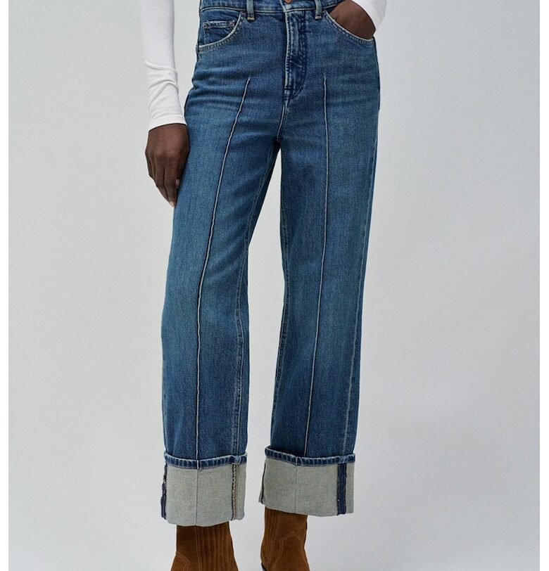 Прави дънки с вталяващ ефект и декоративни шевове Salsa Jeans
