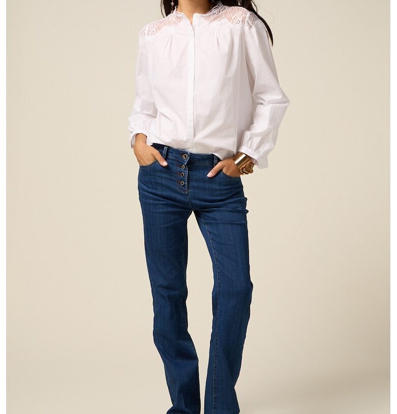 Прави дънки с копчета Oltre