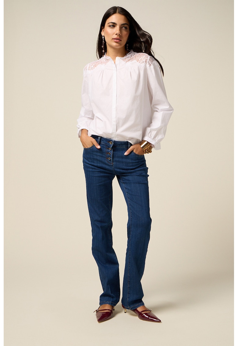 Прави дънки с копчета Oltre