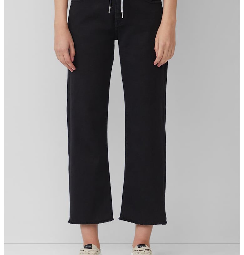 Прави дънки с незавършени подгъви sOliver