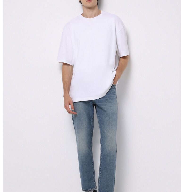 Прави дънки със захабен ефект COLINS