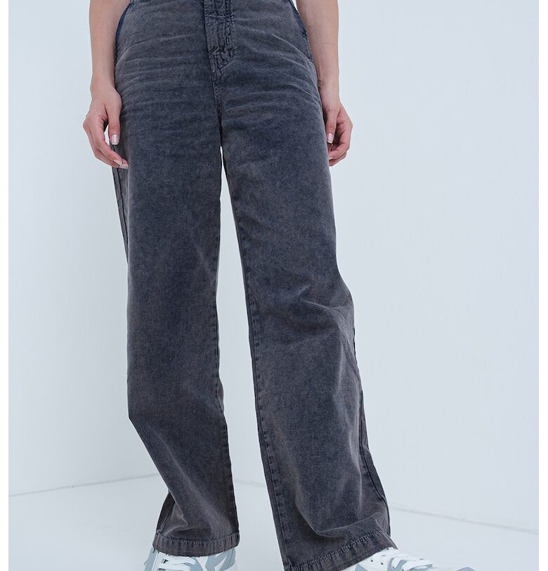 Прави дънки със средна талия Moschino Jeans