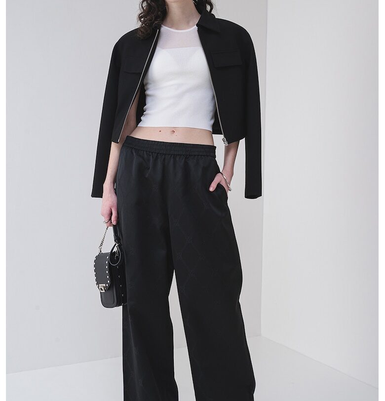 Прозрачна тениска с верижка HUGO