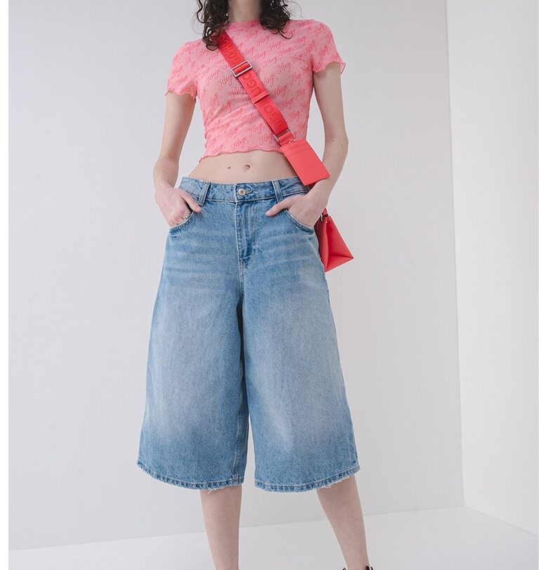 Прозрачна тениска с лого HUGO