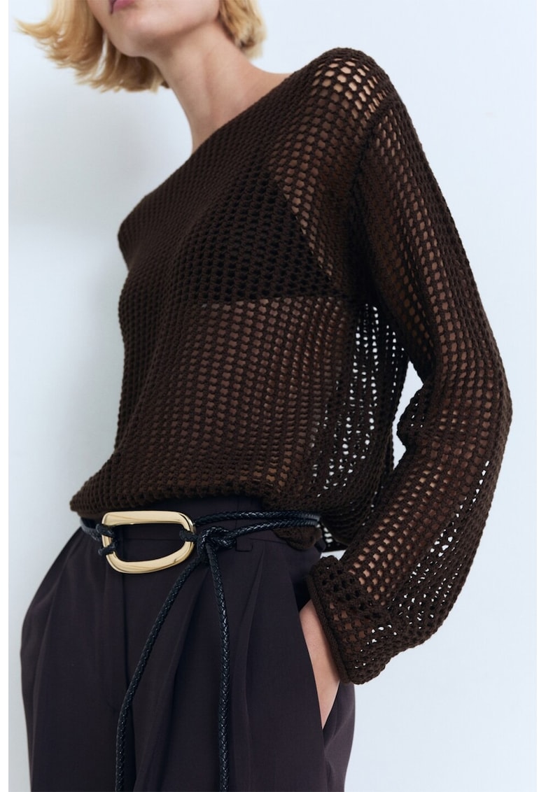 Пуловер с кроше Mango