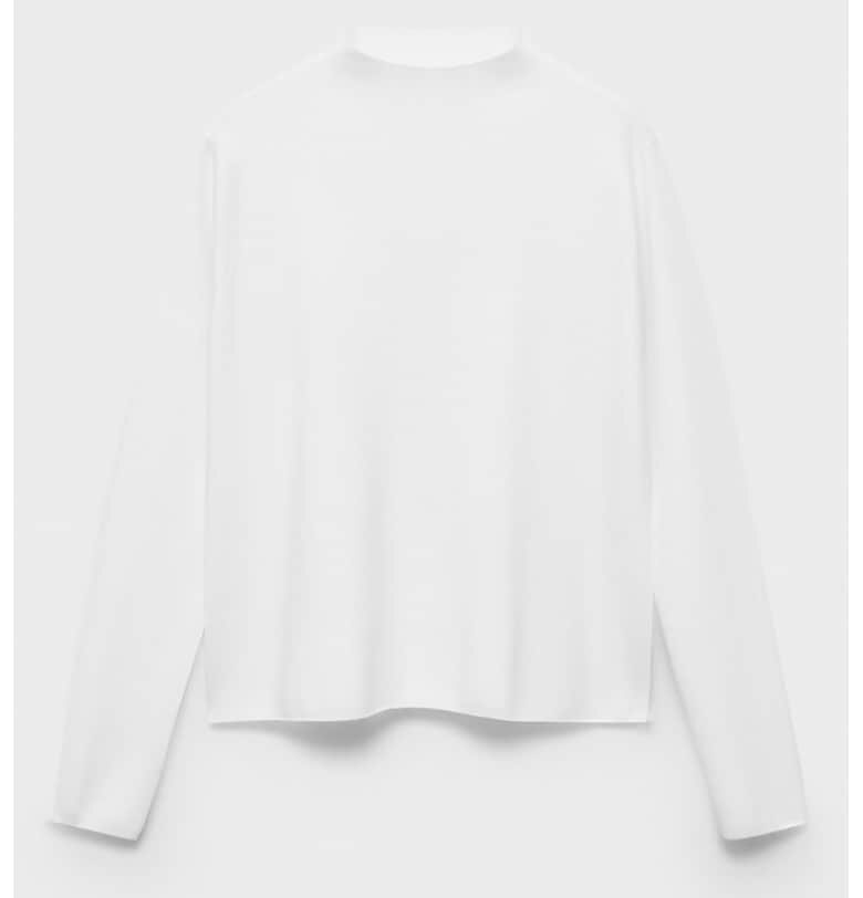 Пуловер с овално деколте Mango