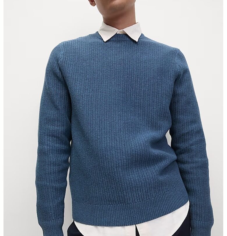 Пуловер с овално деколте Marks  Spencer