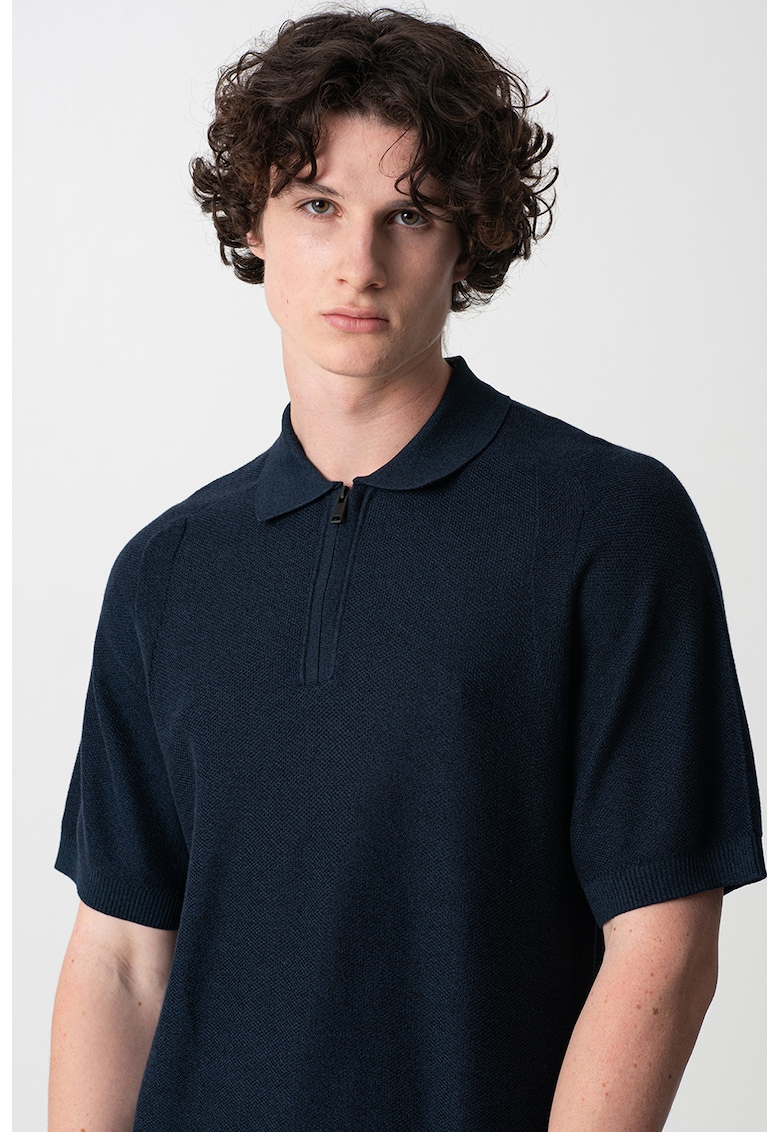 Пуловер с яка BOSS