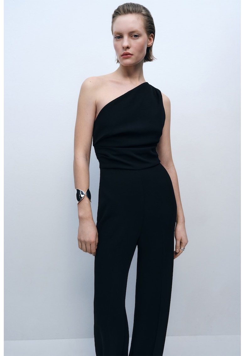 Разкроен гащеризон с едно рамо Mango