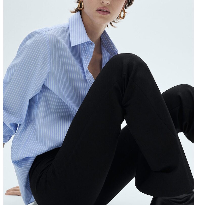 Разкроен клин с висока талия Mango