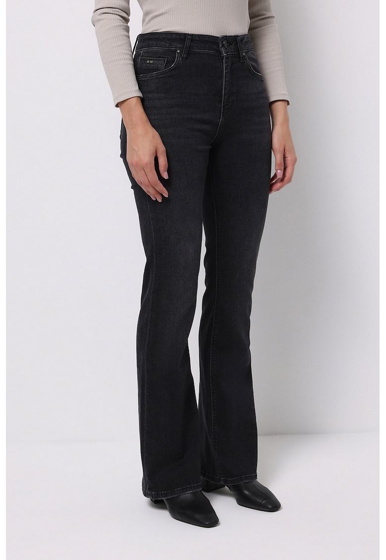 Разкроени дънки с висока талия COLINS