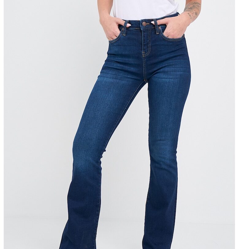 Разкроени дънки с висока талия Lee Cooper