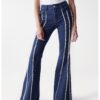 Разкроени дънки с висока талия Salsa Jeans