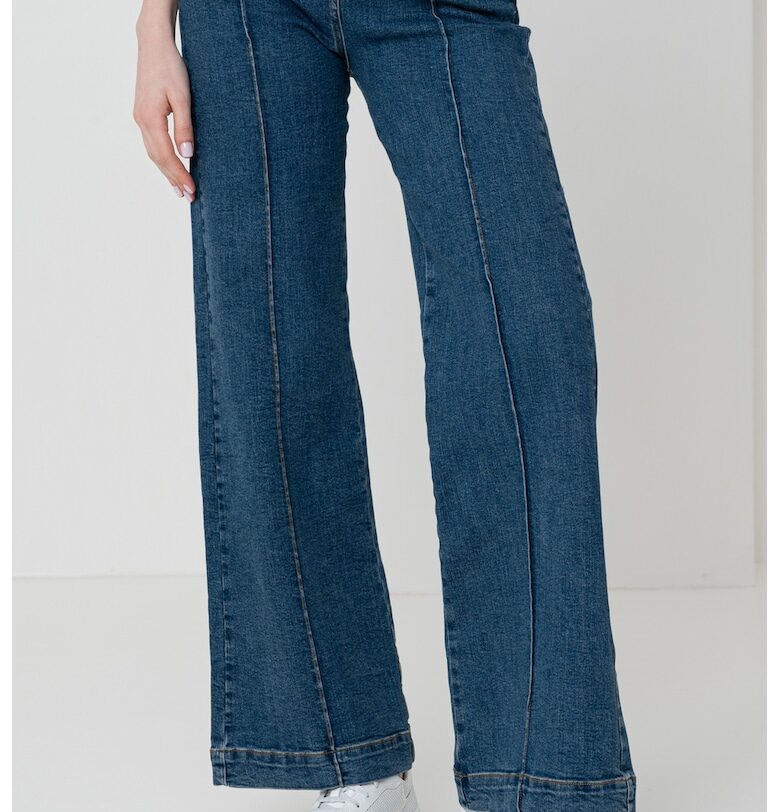 Разкроени дънки с висока талия United Colors of Benetton