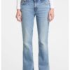 Разкроени дънки с ниска талия GUESS JEANS