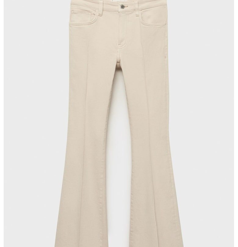 Разкроени дънки с ниска талия Mango