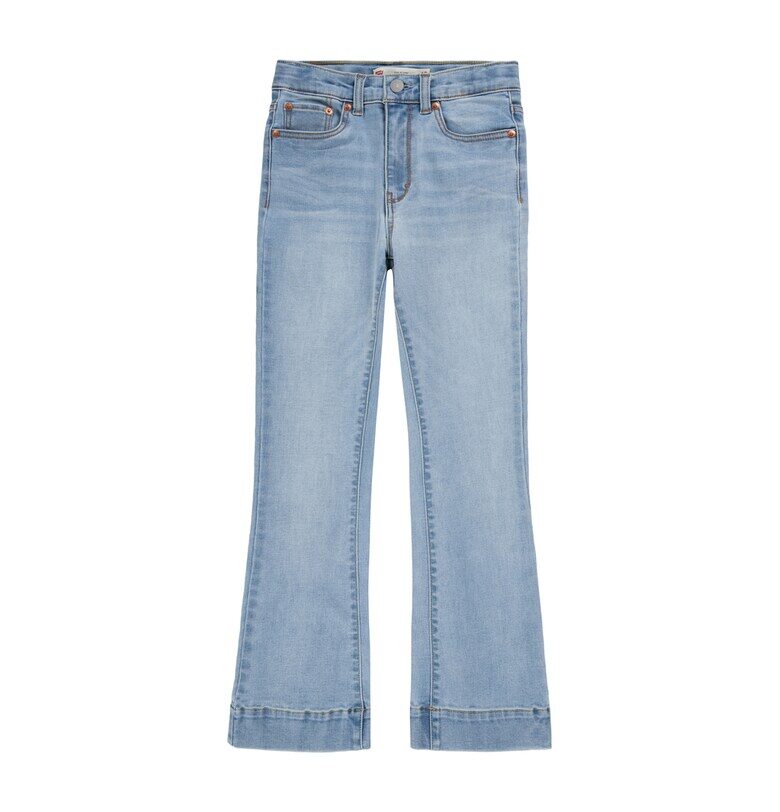 Разкроени дънки със захабен ефект Levis