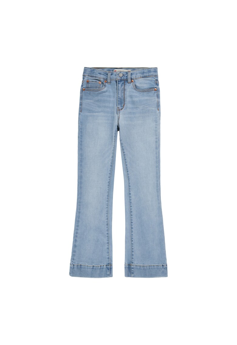 Разкроени дънки със захабен ефект Levis