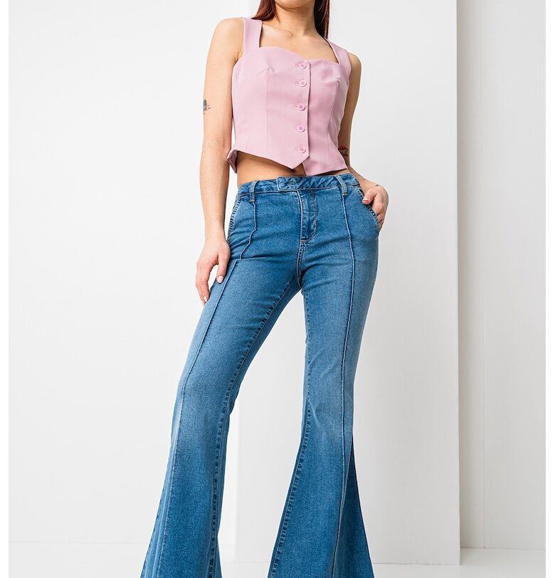 Разкроени дънки със средна талия Liu Jo