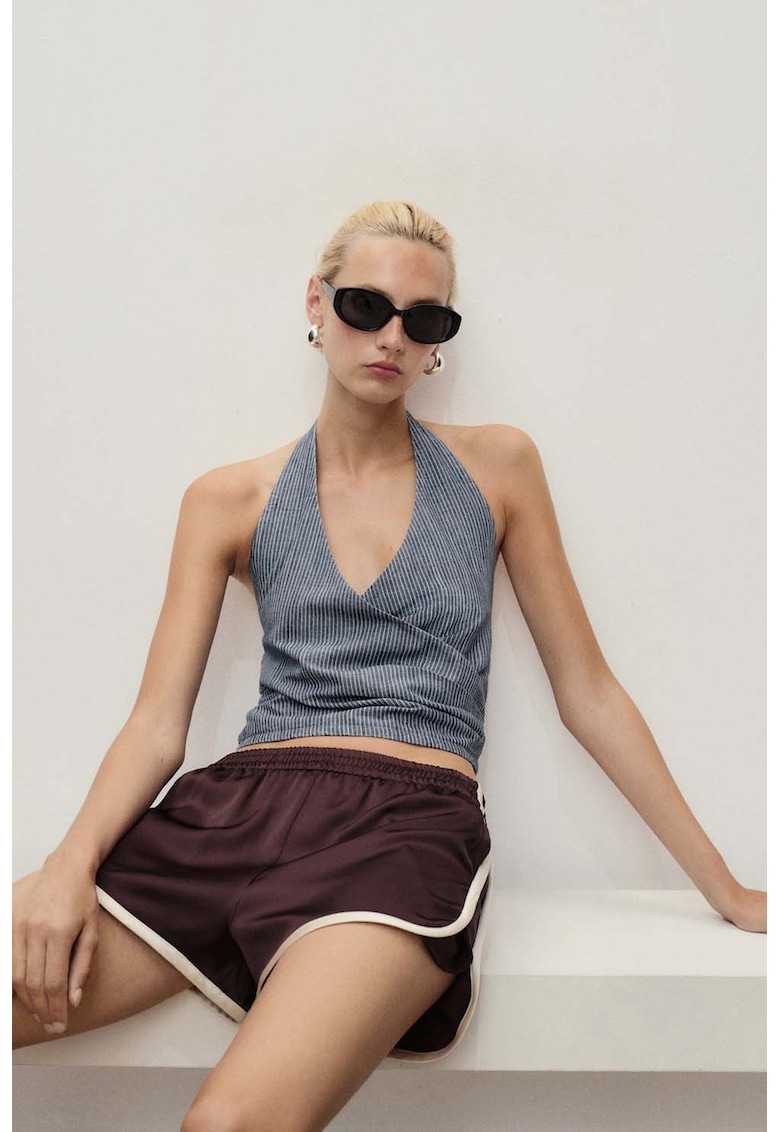 Раиран къс топ Mango