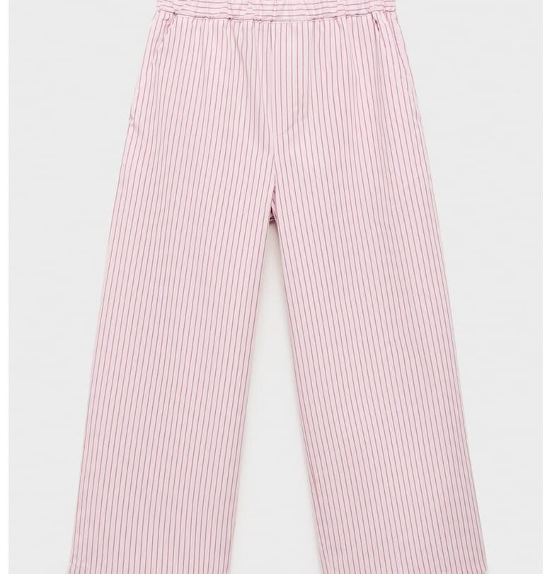 Раиран панталон с висока талия Mango