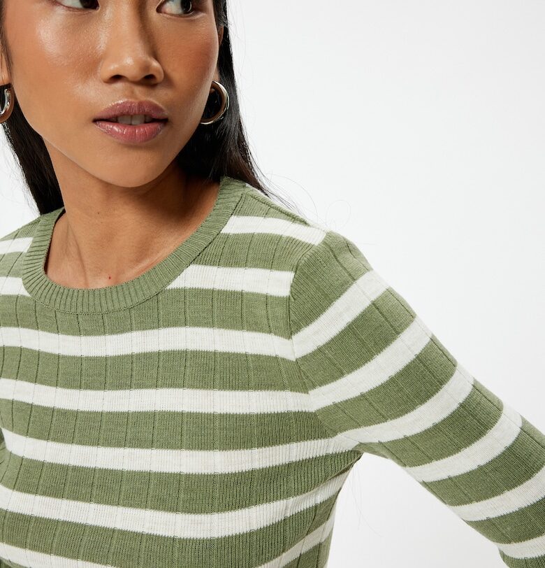 Раиран пуловер с овално деколте KOTON