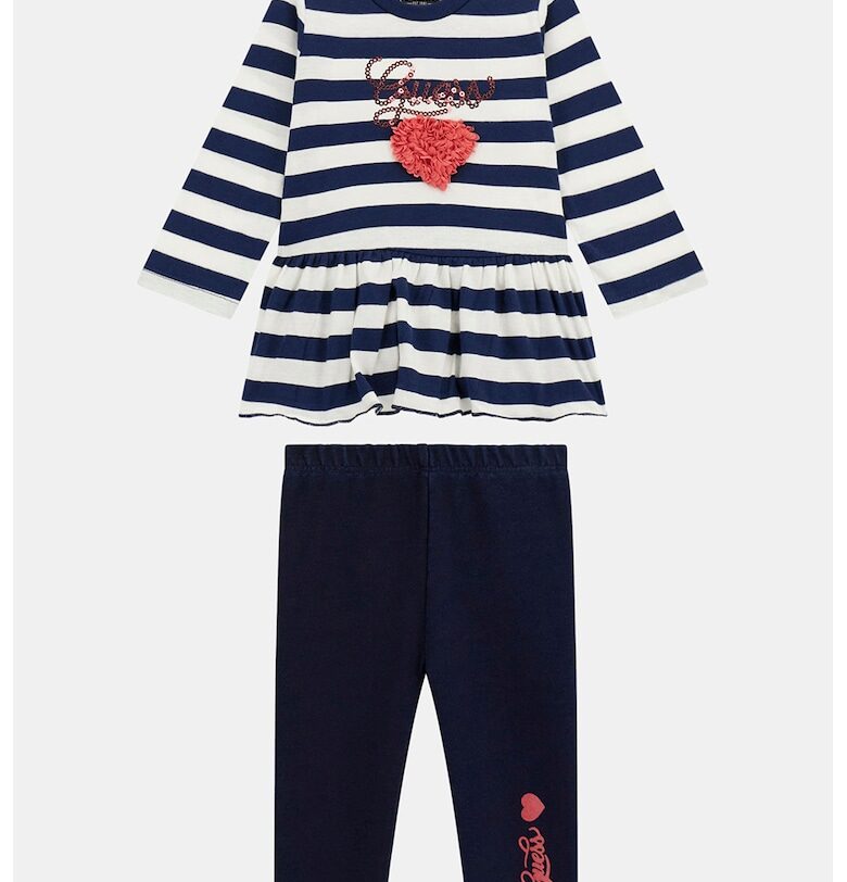 Раирана блуза и клин с лого - 2 части GUESS KIDS