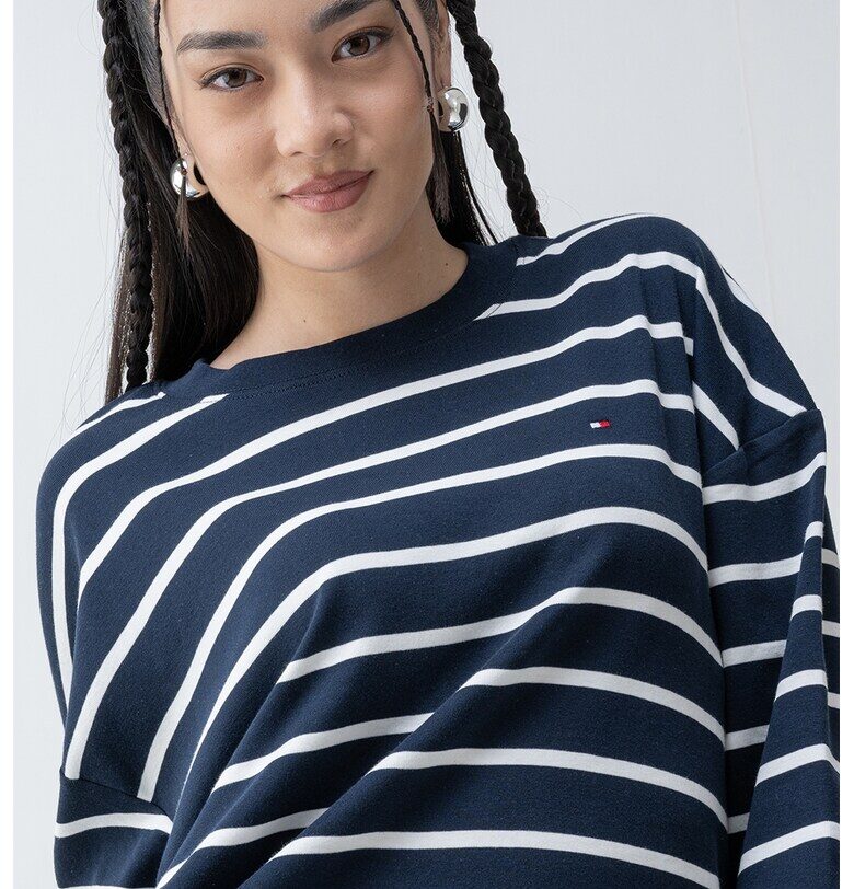 Раирана блуза с паднали ръкави Tommy Hilfiger