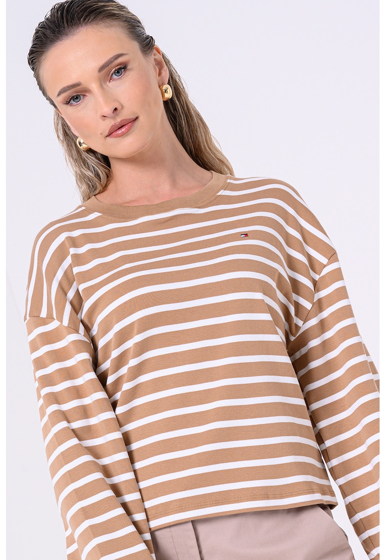 Раирана блуза с паднали ръкави Tommy Hilfiger