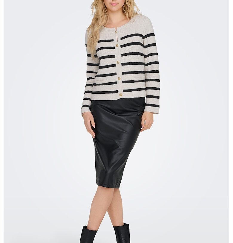 Раирана жилетка с памук Only