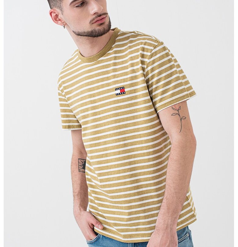 Раирана памучна тениска Tommy Jeans
