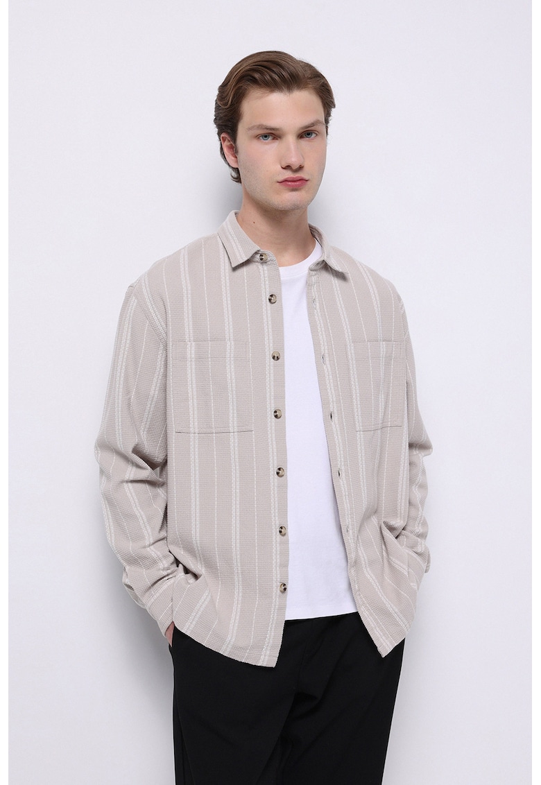 Раирана релефна риза COLINS