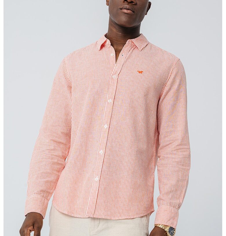 Раирана риза Rawlins с бродирано лого Mustang