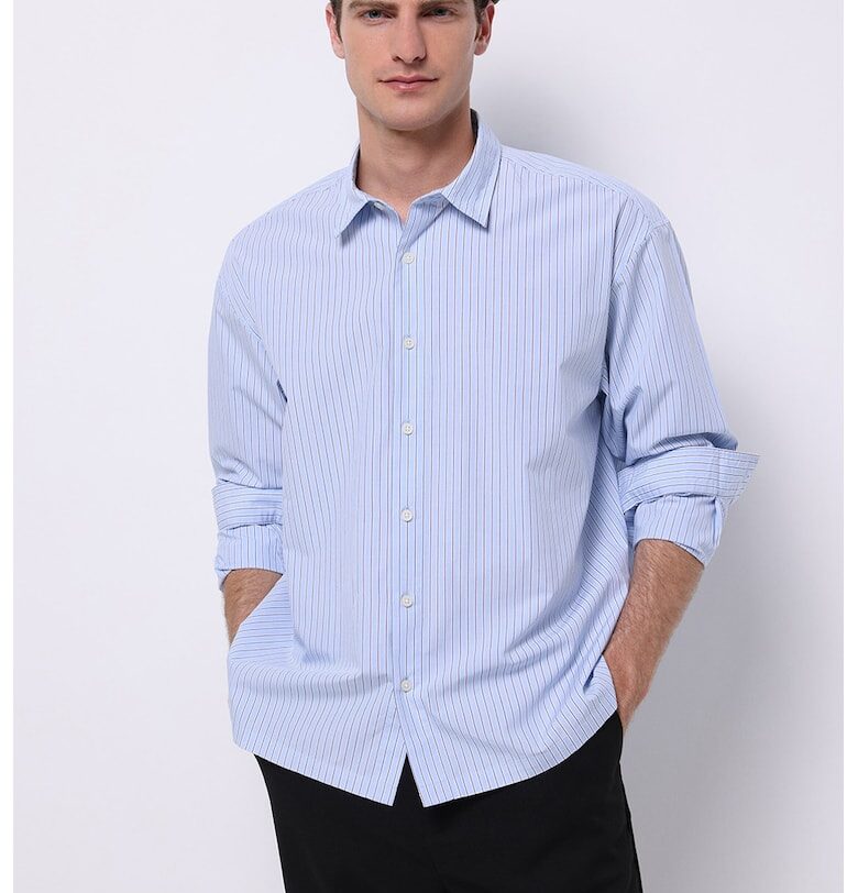 Раирана риза с дълги ръкави COLINS