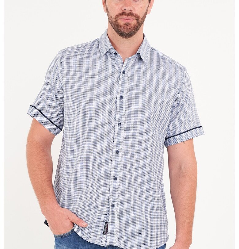 Раирана риза с фино плетен ефект Lee Cooper