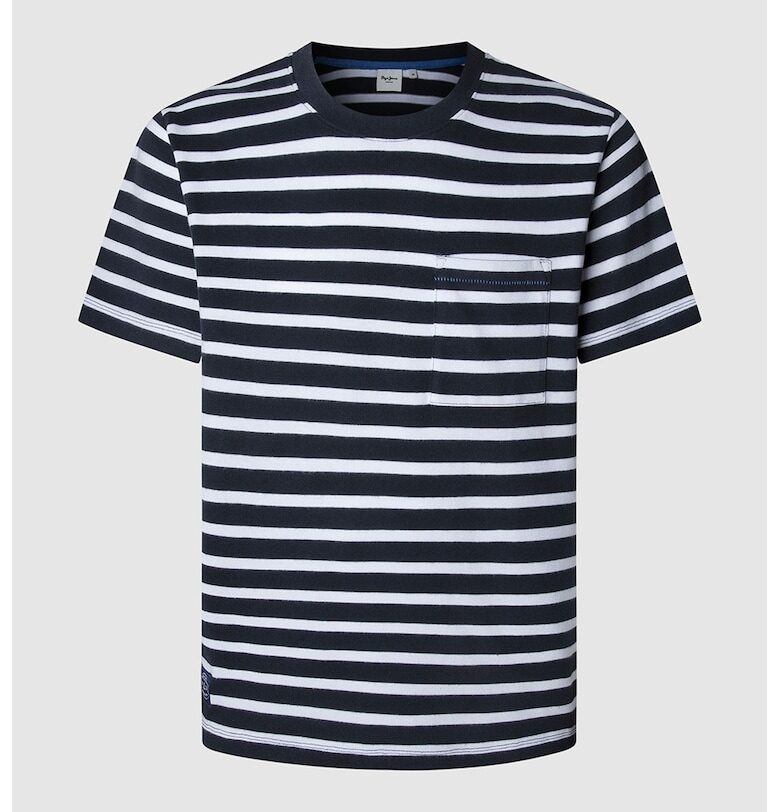 Раирана тениска с овално деколте Pepe Jeans London