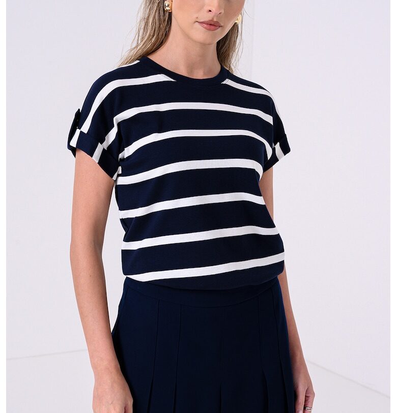 Раирана тениска с овално деколте Tommy Hilfiger