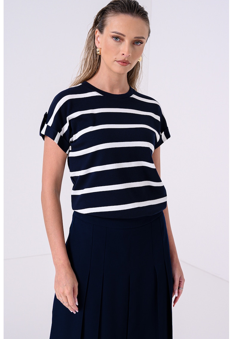 Раирана тениска с овално деколте Tommy Hilfiger