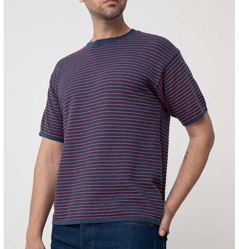 Раирана тениска с овално деколте United Colors of Benetton