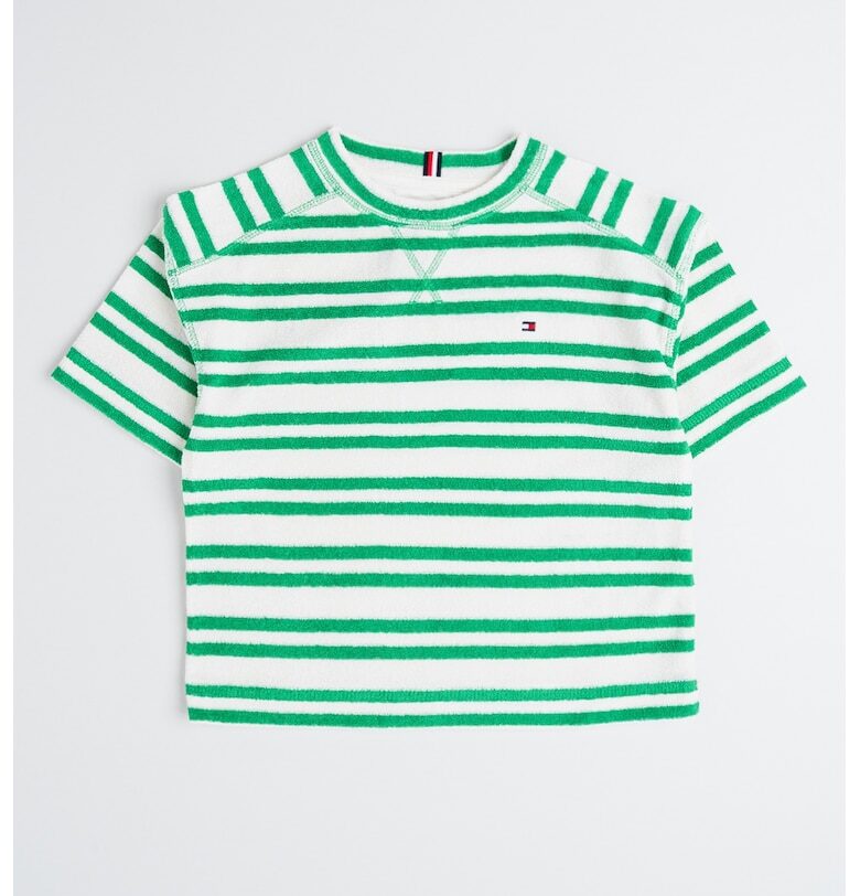 Раирана тениска с органичен памук Tommy Hilfiger