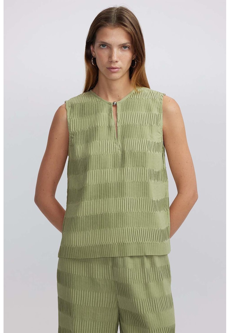Релефна блуза без ръкави Ipekyol