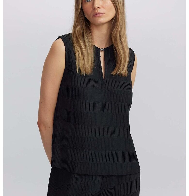 Релефна блуза без ръкави Ipekyol